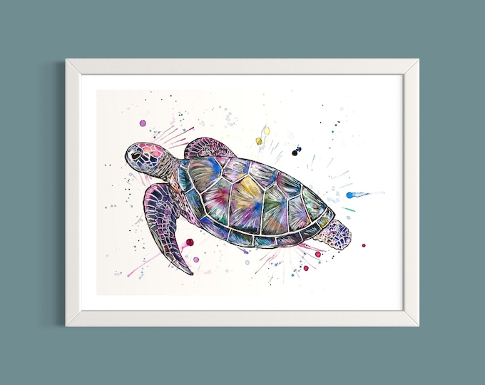Sea Turtle Art Print