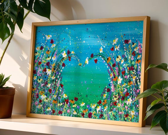 Wildflowers Love Art Print