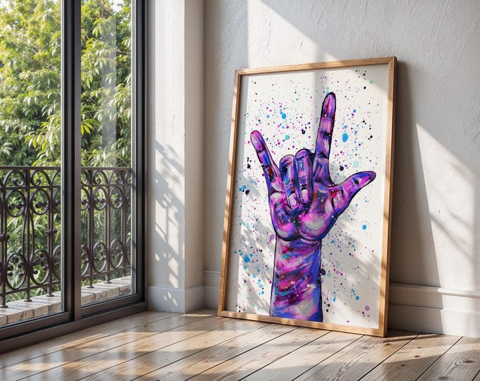 Art Print ‘I Love You’