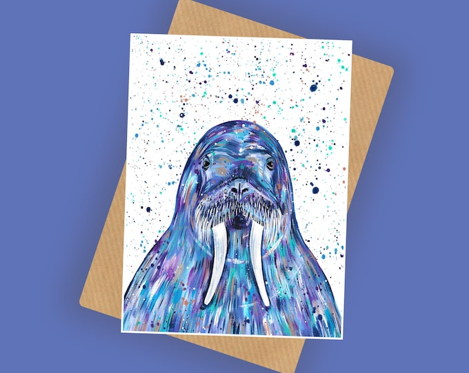 Walrus Birthday Card ‘Tim’
