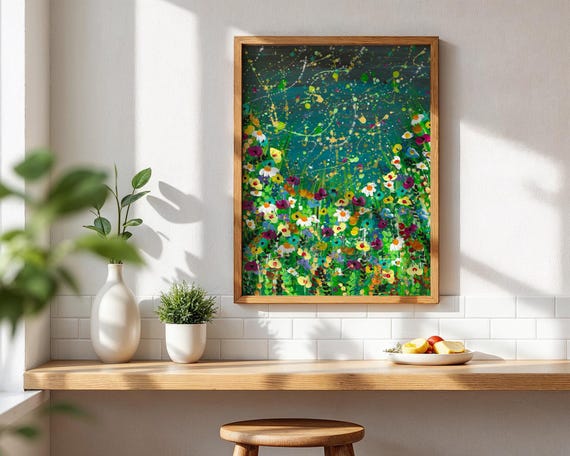 Wildflowers Art Print  ‘Natures Bloom’