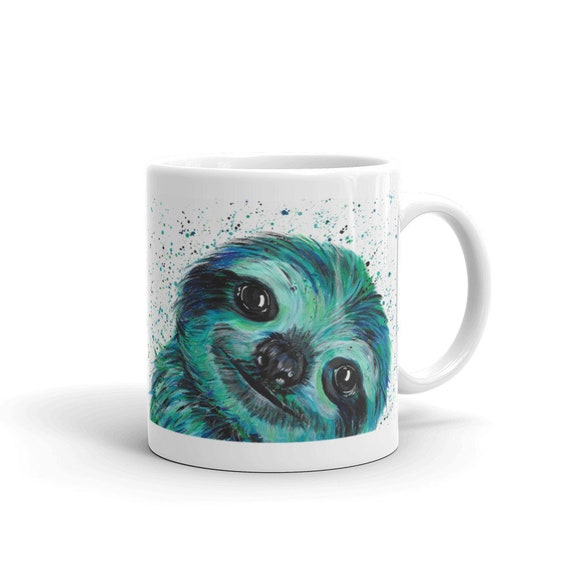 Sloth Coffee Mug, Housewarming Gift, Animal Coffee Cup