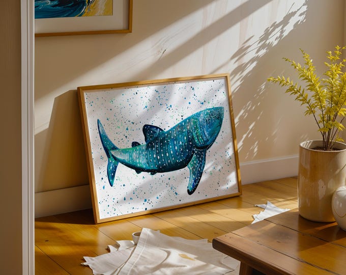 Whale Shark Art Print ‘Diego’