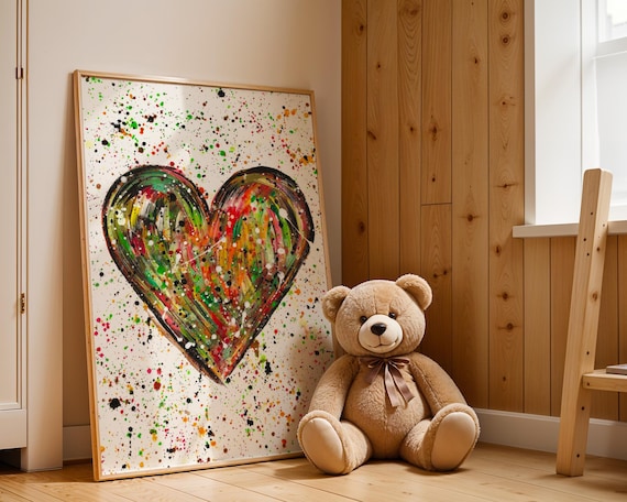 Autumn Heart Art Print