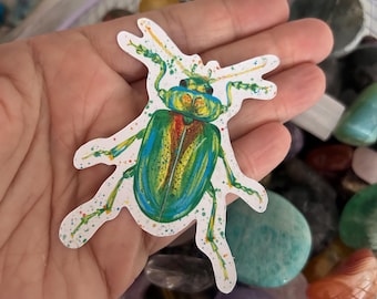 Rainbow Beetle Sticker
