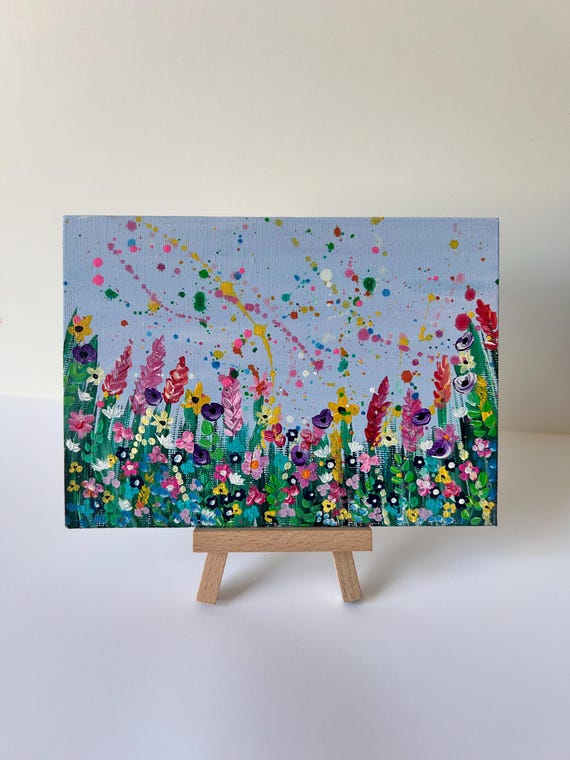 Wildflowers Original Painting, Series 1 - No 7/12