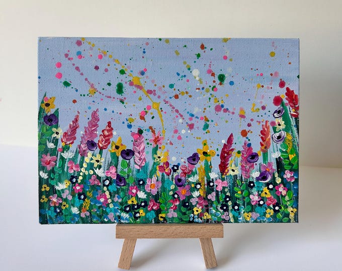 Wildflowers Original Painting, Series 1 - No 7/12