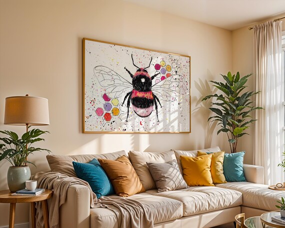 Bee Art Print ‘Betsy’