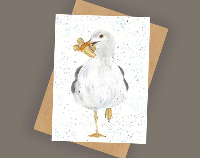 Seagull Greetings Card