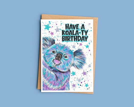 Koala Birthday Card