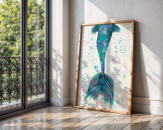 Mermaid Tail Art Print