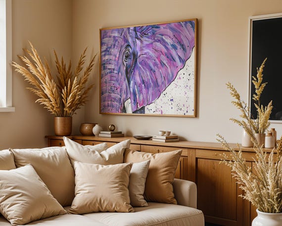 Elephant Art Print ‘Lilah’