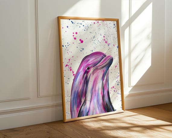 Dolphin Art Print ‘Dakota’