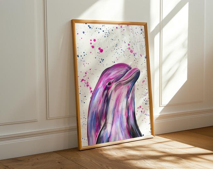 Dolphin Art Print ‘Dakota’