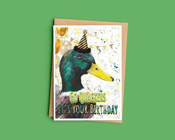 Mallard Duck Birthday Card