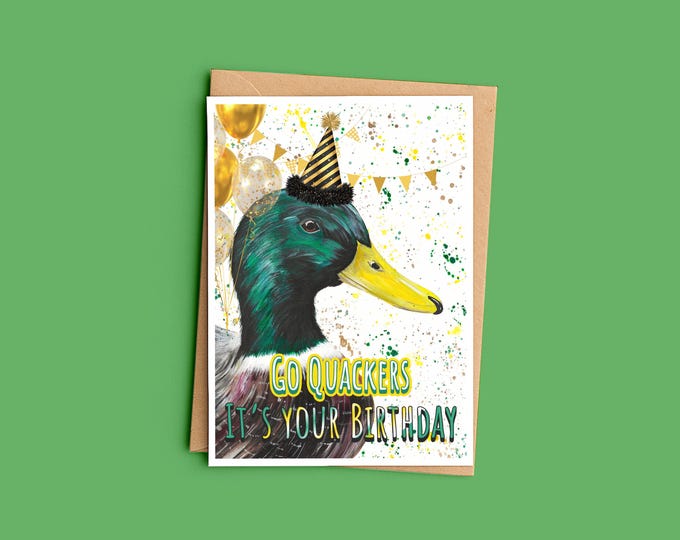 Mallard Duck Birthday Card