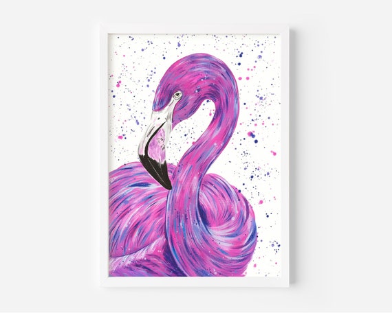 Original Flamingo Painting ‘Maia’