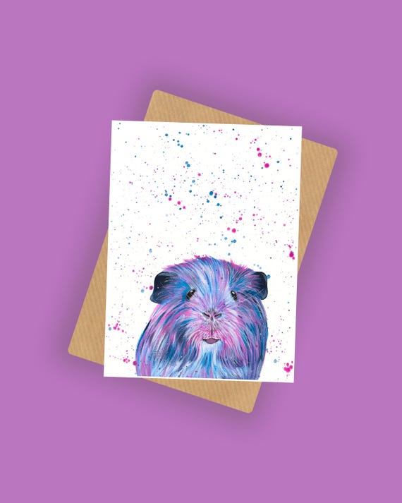 Guinea Pig Greeting Card ‘Winnie’