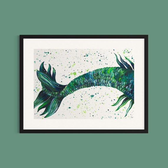 Mermaid Tail Art Print