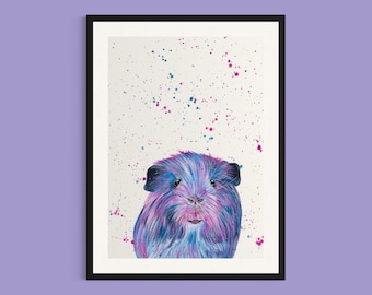 Guinea Pig Art Print ‘Winnie’