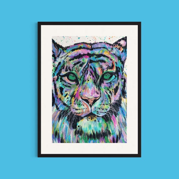 Tiger Art Print ‘Raja’