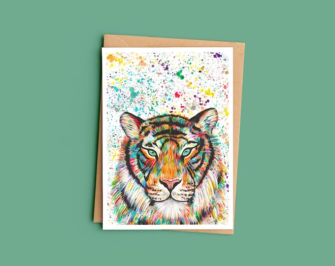 Tiger Greetings Card
