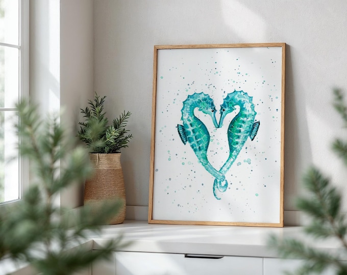 Seahorse Art Print
