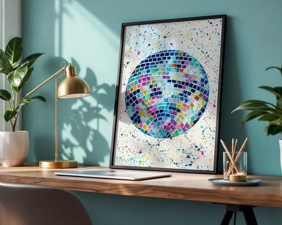 Disco Ball Art Print