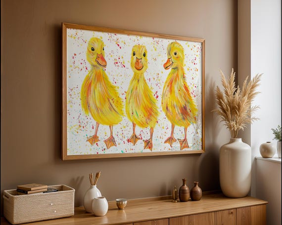 Ducklings Art Print