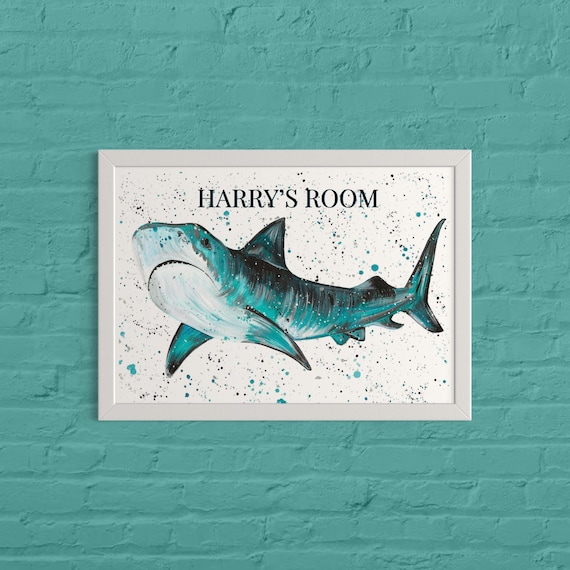 Personalised Shark Art Print