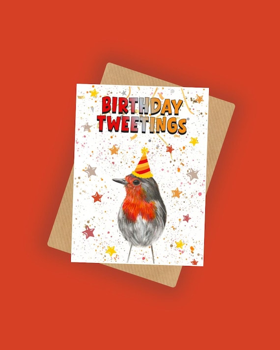 Robin Birthday Card