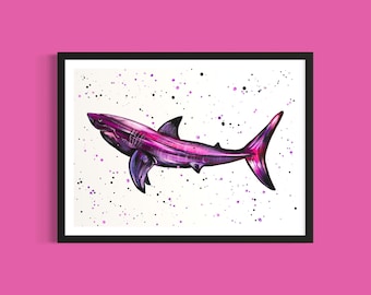 Shark Art Print