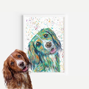 Colourful Pet Portrait, Custom Commissions, Gifts for Pet Owners, Unique Pet Painting, Animal Art, Pet Memorial, Dog Painting, Cat Picture,