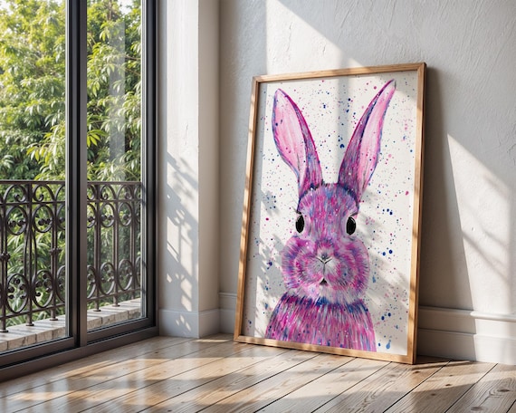 Bunny Art Print ‘Willow’