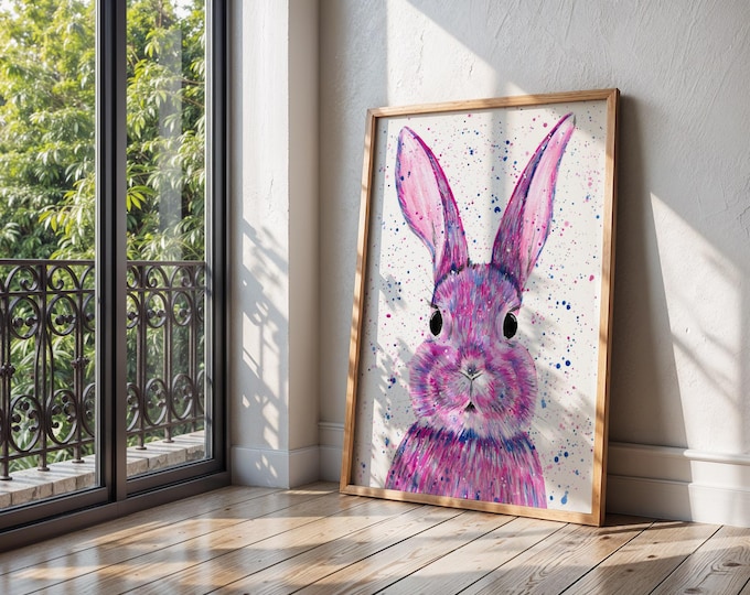 Bunny Art Print ‘Willow’
