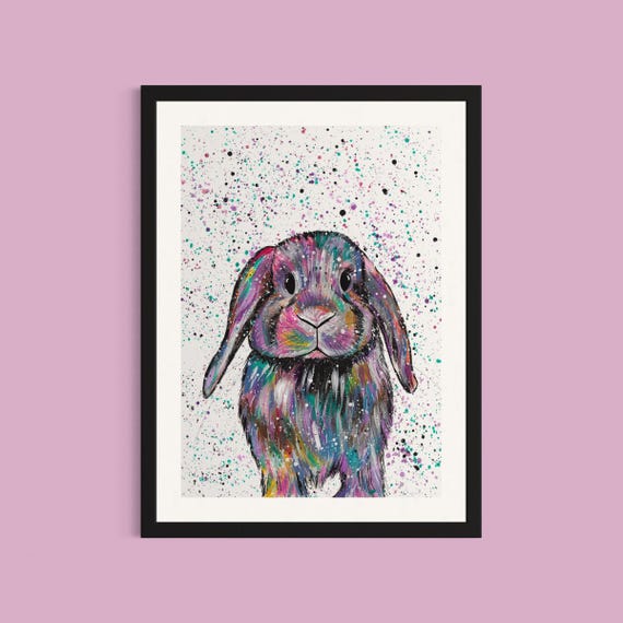 Bunny Art Print ‘Esme’