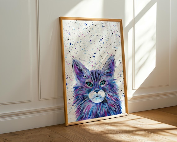 Cat Art Print ‘Luna’