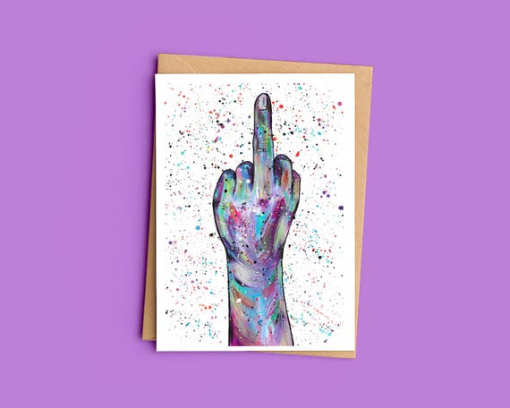 Fuck Off Card, Rude Card, Offensive Leaving Card, Sweary Gifts, Greetings Card, Leaving Card, Blank Card, Rude Funny Card