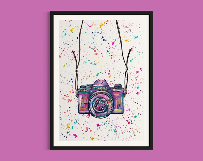 Vintage Camera Art Print