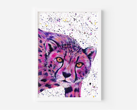 Cheetah Original Painting ‘Lizzie’