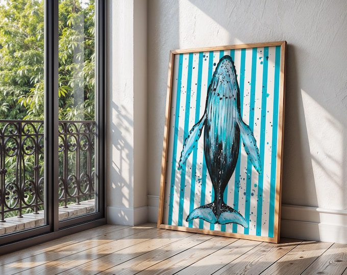 Humpback Whale Art Print
