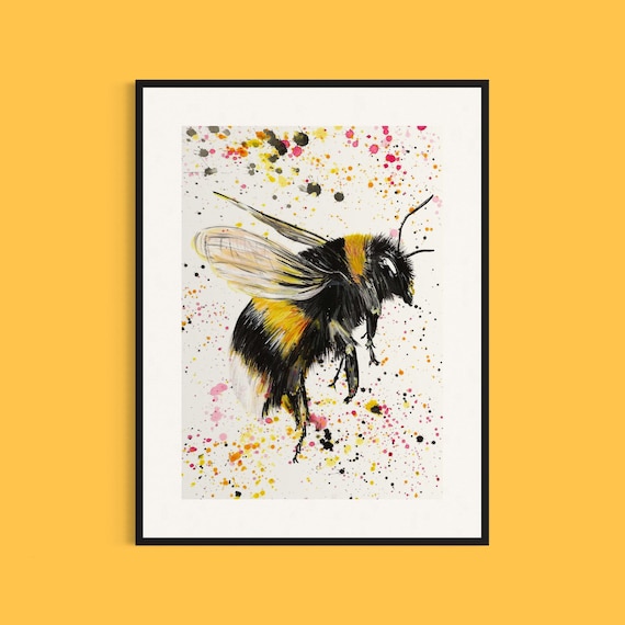 Bumblebee Art Print ‘Mr B’