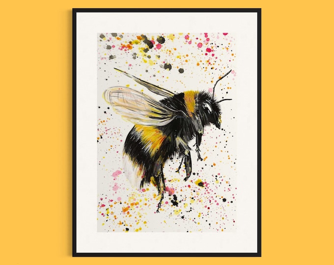 Bumblebee Art Print ‘Mr B’