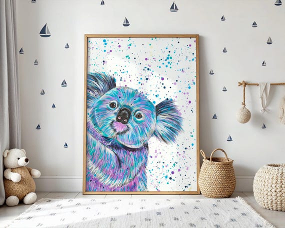 Koala Bear Art Print ‘Zoey’