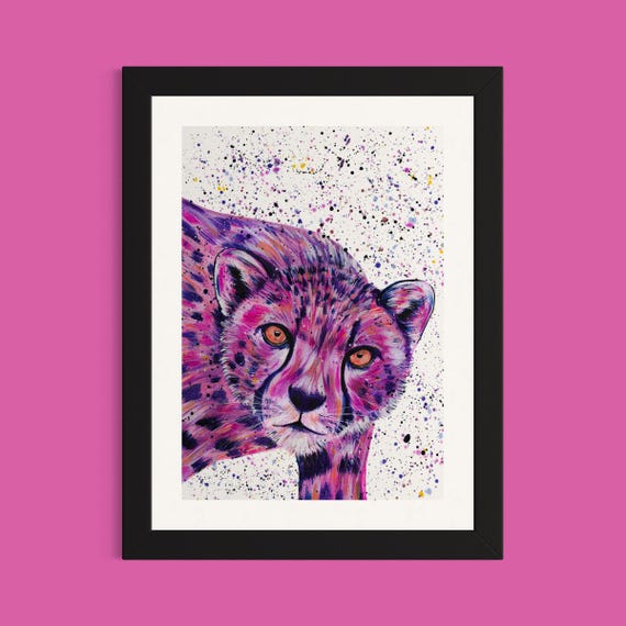 Cheetah Art Print ‘Lizzie’