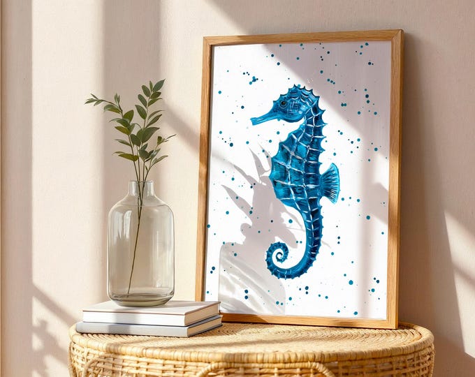 Seahorse Art Print