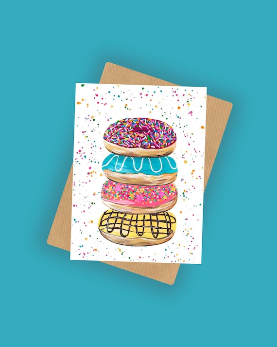 Doughnut Tower Card