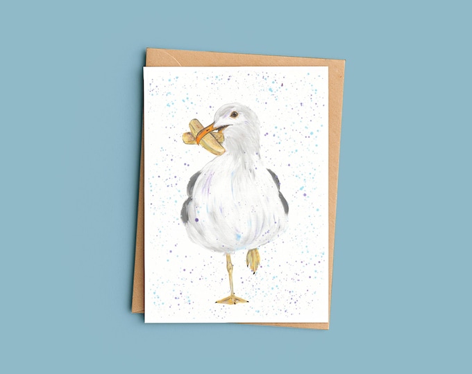 Seagull Greetings Card