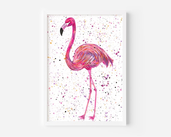 Flamingo Painting ‘Lola’