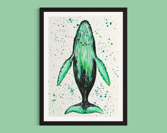 Humpback Whale Art Print ‘Lofty’